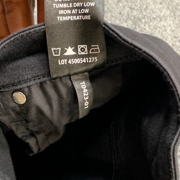 Buffalo David Bitton Jeans Womens 12 Black Alyssa High Rise Straight Stretch - Picture 8 of 11